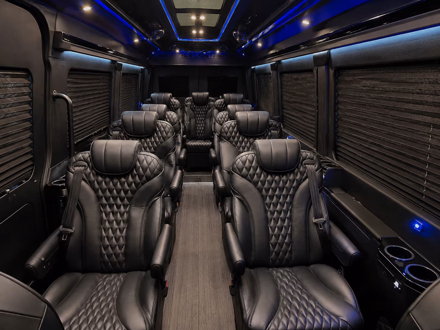 Antioch antioch airport transportation party bus exterior