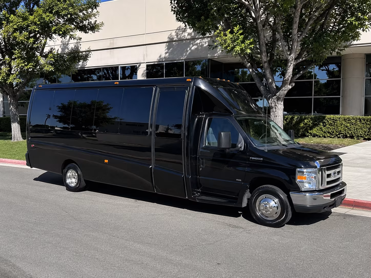 Passenger seating aboard a party bus rental serving Antioch