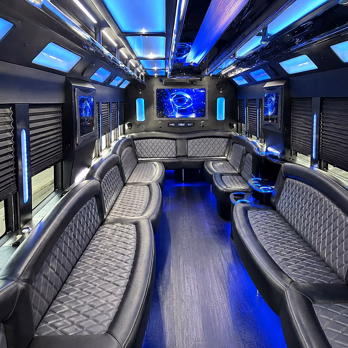 Minibus interior