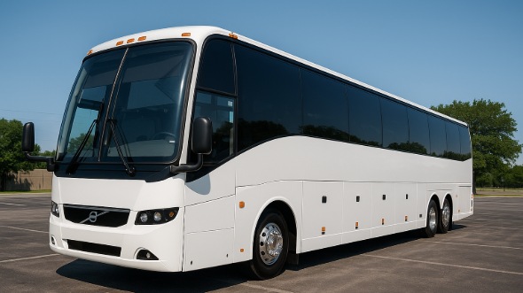 Exterior of Charter Bus Company San Ramon's 40 Passenger Party Bus in San Ramon