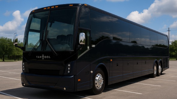 Exterior of Charter Bus Company Antioch's 47 Passenger Charter Bus in Antioch