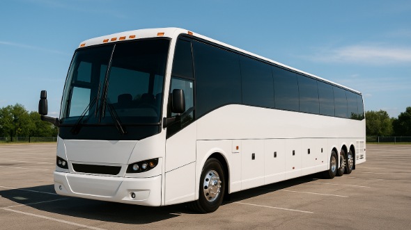 Exterior of Charter Bus Company Concord's 50 Passenger Party Bus in Concord